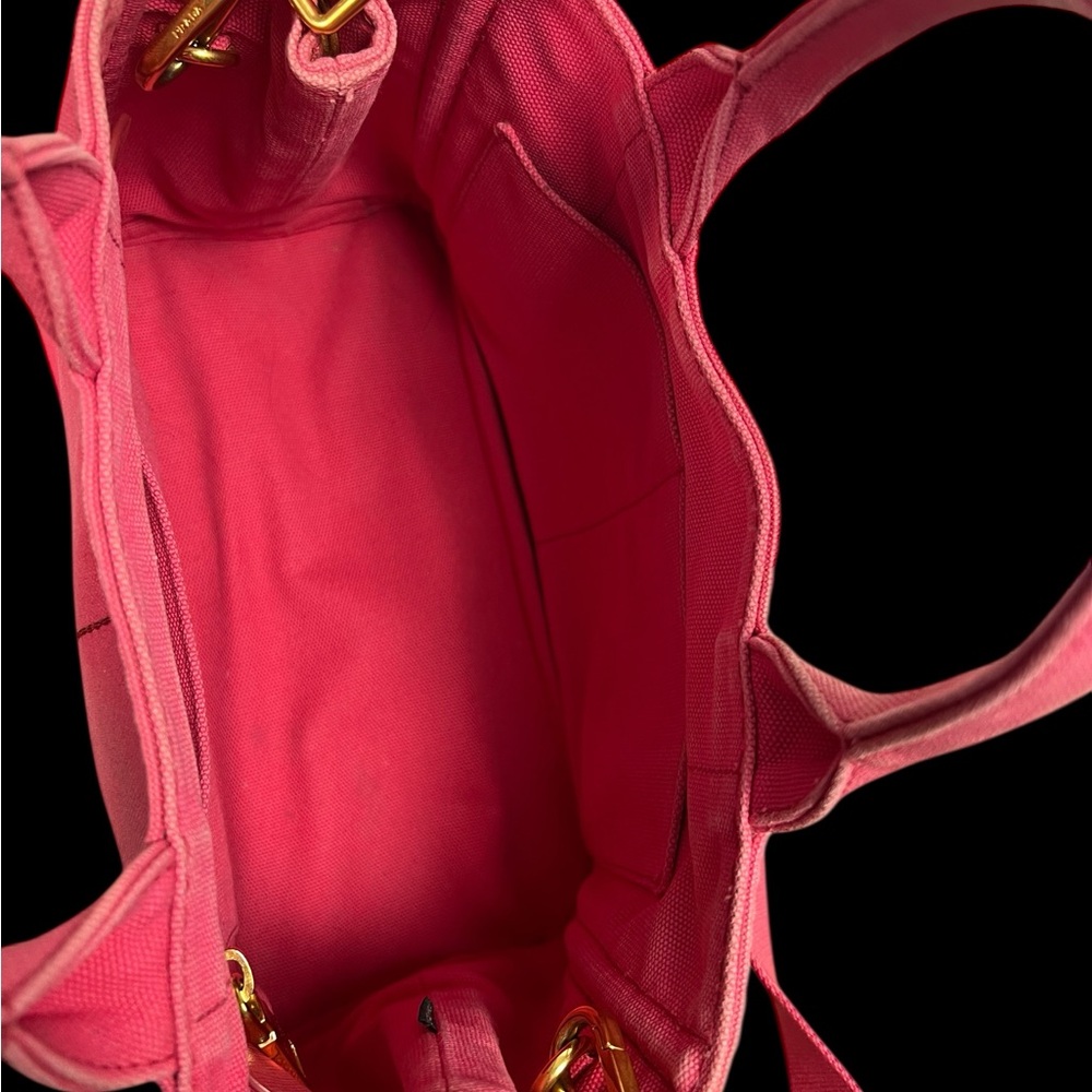 Prada Canapa Pink 2/Way Tote  (A358) - Picture 7 of 17